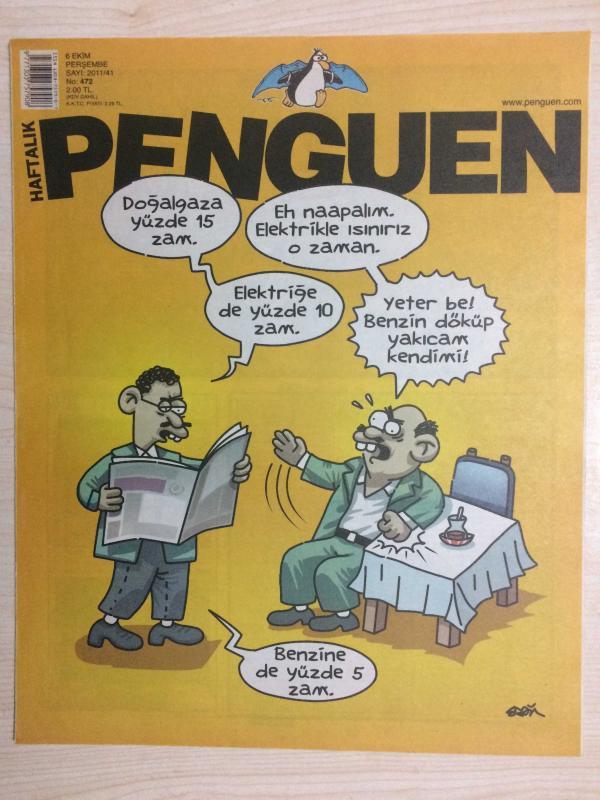 HAFTALIK PENGUEN 6 EKİM 2011 PERŞEMBE SAYI 2011/41 NO 472