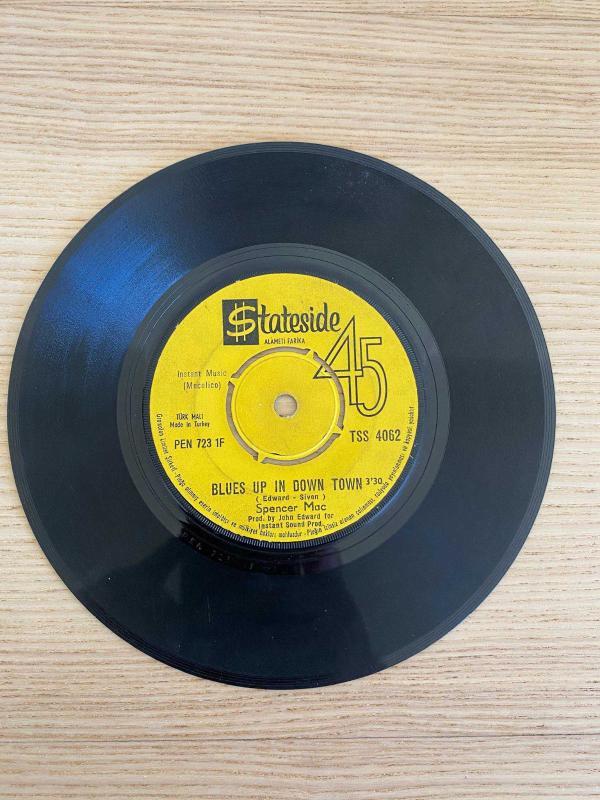 Spencer Mac - Ka Ka Kabaya Mow Mow / Blues Up In Down Town | Stateside TSS 4062 | Türkiye Baskı 1970 | Jazz, Rock, Funk / Soul
