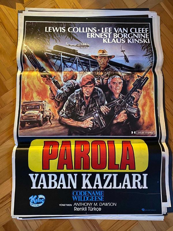 PAROLA YABAN KAZLARI - CODENAME WILDGEESE FİLMİNİN AFİŞİ - LEE VAN CLEEF