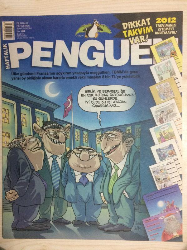 HAFTALIK PENGUEN  29 ARALIK PERŞEMBE SAYI 2012/01 N0 484