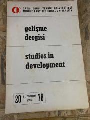 ODTÜ GELİŞME DERGİSİ STUDİES İN DEVELOPMENT 20 YAZ 1978