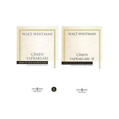 Çimen Yaprakları 1-2 (2 Kitap Set) - Walt Whitman