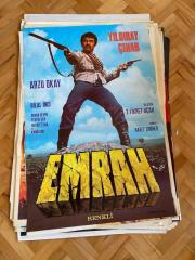 EMRAH FİLMİNİN AFİŞİ OYNAYANLAR: YILDIRAY ÇINAR, ARZU OKAY, BİLAL İNCİ