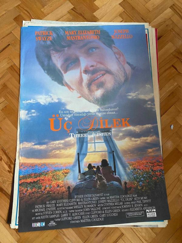 ÜÇ DİLEK- THREE WISHES Film Afişi | Patrick Swayze