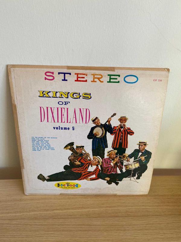 Kings Of Dixieland - Kings Of Dixieland Volume 5 | Crown Records CST 220 | ABD Baskı 1961 | Jazz, Dixieland