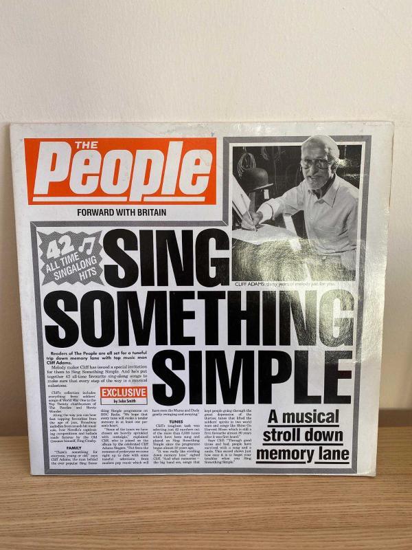 The Cliff Adams Singers - Sing Something Simple | Thames Records Ltd. ‎THA 101 |  İngiltere baskı | Pop, Vocal