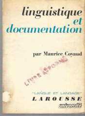 Langue et Langage - Linguistique et documentation - Les Articulations logigues du discours