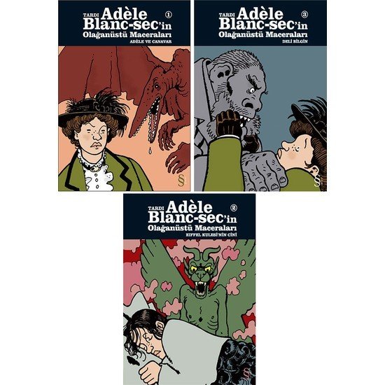 Adele Blanc-Sec'in Olağanüstü Maceraları 3 Kitap Set - Tardi