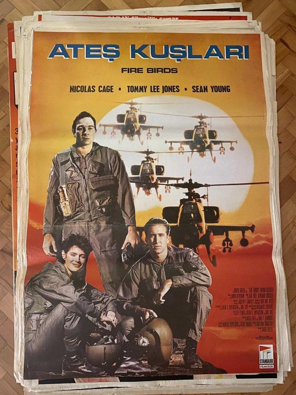 ATEŞ KUŞLARI - FIRE BIRDS FİLMİNİN AFİŞİ | NICOLAS CAGE, TOMMY LEE JONES, SEAN YOUNG