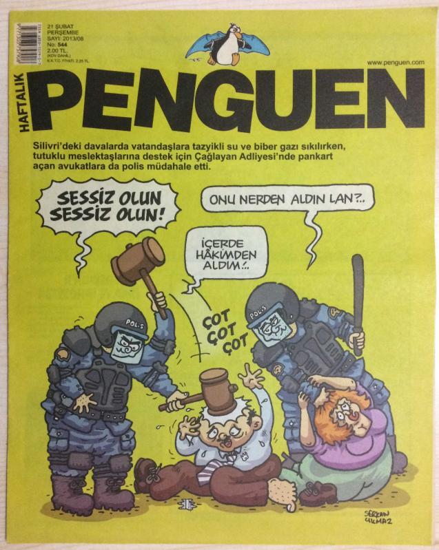 HAFTALIK PENGUEN 21 ŞUBAT PERŞEMBE SAYI 2013/08 NO 544