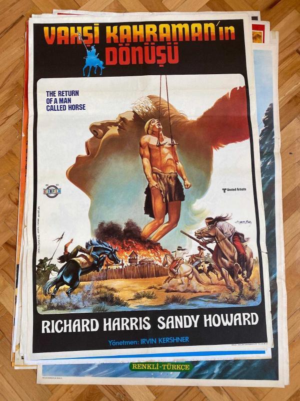 VAHŞİ KAHRAMAN'IN DÖNÜŞÜ - The Return of a Man Called Horse FİLM AFİŞİ | Richard HARRIS, Sandy HOWARD