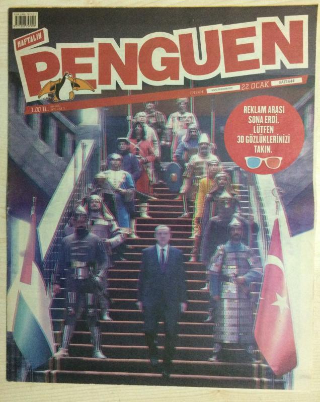 HAFTALIK PENGUEN  22 OCAK 2015/04 SAYI 644 - REKLAM ARASI SONA ERDİ LÜTFEN 3D GÖZLÜKLERİNİZİ TAKIN