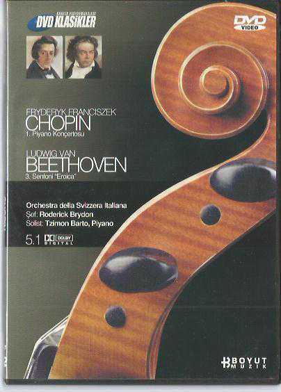 DVD Klasikler / CHOPIN - BEETHOOVEN / DVD VİDEO (DOLBY DIGITAL 5.1) / 2004, BOYUT YAYIN