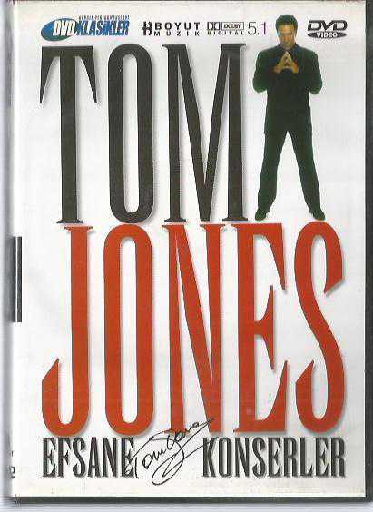 DVD Klasikler / TOM JONES EFSANE KONSERLER / DVD VİDEO (DOLBY DIGITAL 5.1) / 2004, BOYUT YAYIN