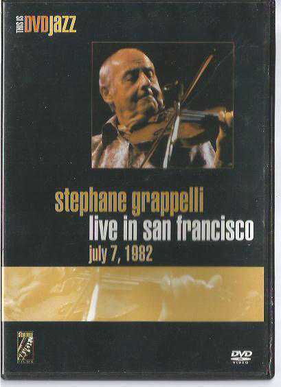 Stephane Grappelli: Live in San Francisco / JAZZ DVD VIDEO / 2003 STORYVİLLE FILMS