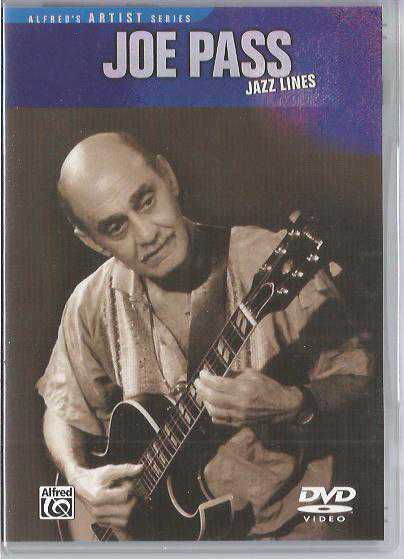 JOE PASS - Jazz LİNES / DVD VIDEO /2006 ALFRED PUBLISHING, ISBN10 0757919324, USA