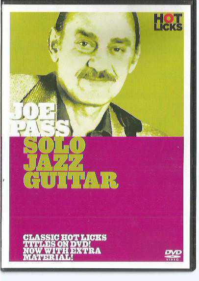 HOT LIKS - JOE PASS SOLO JAZZ GUITAR (CLASSIC HOT LICKS TITLES ON DVD) / DVD VIDEO / 2006 HOT117, USA