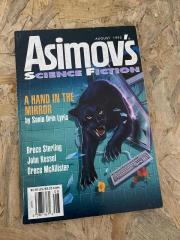Asimov's Science Fiction August 1993 | A Hand In The Mirror by Sonia Orin Lyris