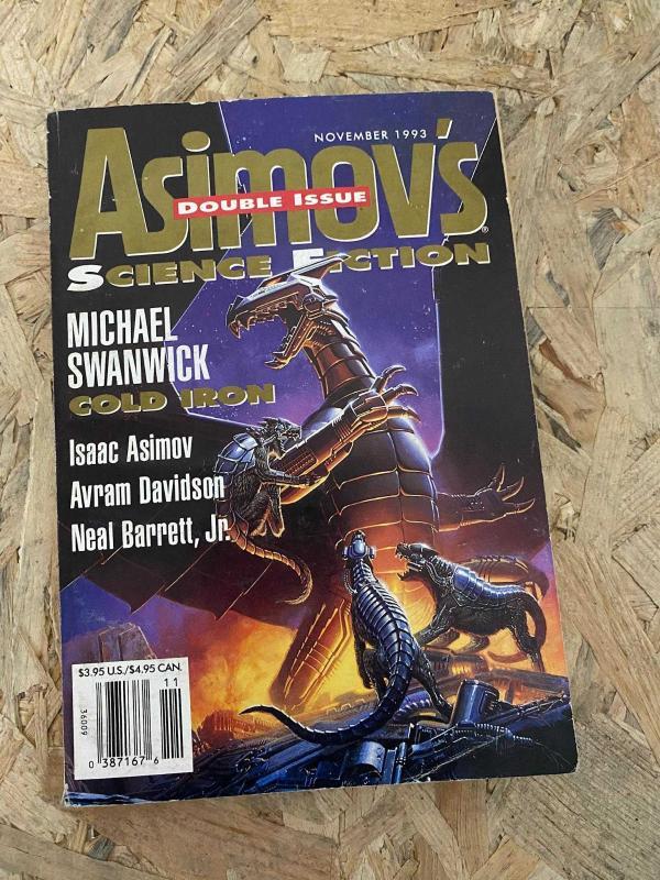 Asimov's Science Fiction November 1993 Double Issue | Michael Swanwick Gold Iron