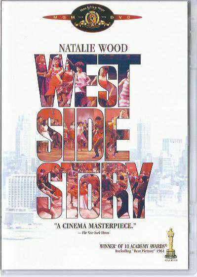 WEST SIDE STORY / NATALIE WOOD / DOLBY DIGITAL DVD VIDEO / 2005 SONY PICTURES , USA