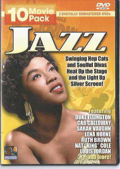 Jazz - 10 Movie Pack Box Set / Duke Ellington , Cab Calloway, Sarah Vaughn, Lena Horne, Nat Kıng Cole and more/ 2 DIGITALLY REMASTERED DVD / 2005 MILL CREEK, USA